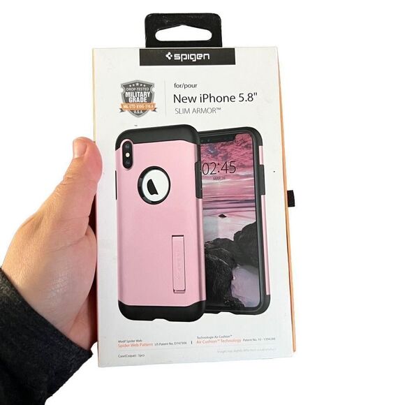Spigen Accessories - Spigen slim armor military grade iPhone 5.8 inch drop protection
